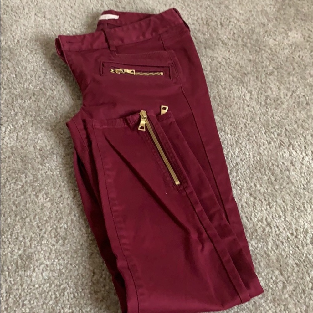 Loft maroon pant